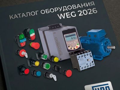 Промышленное оборудование WEG — Каталог 2026