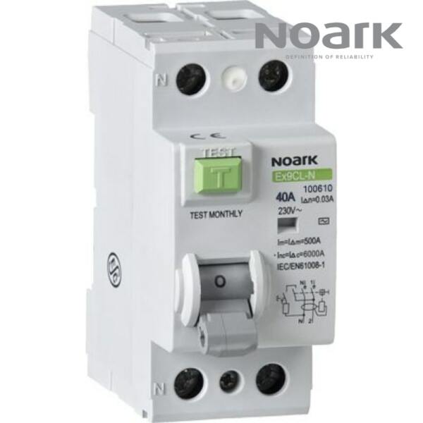 Intr. dif. EX9CL-N 2P 40A 30mA AC 6kA Ex9CLN2P40A30