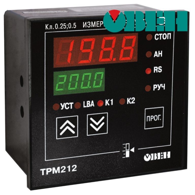 Измеритель ПИД-регулятор общепромышленный OBEH серии TRM 212 ...